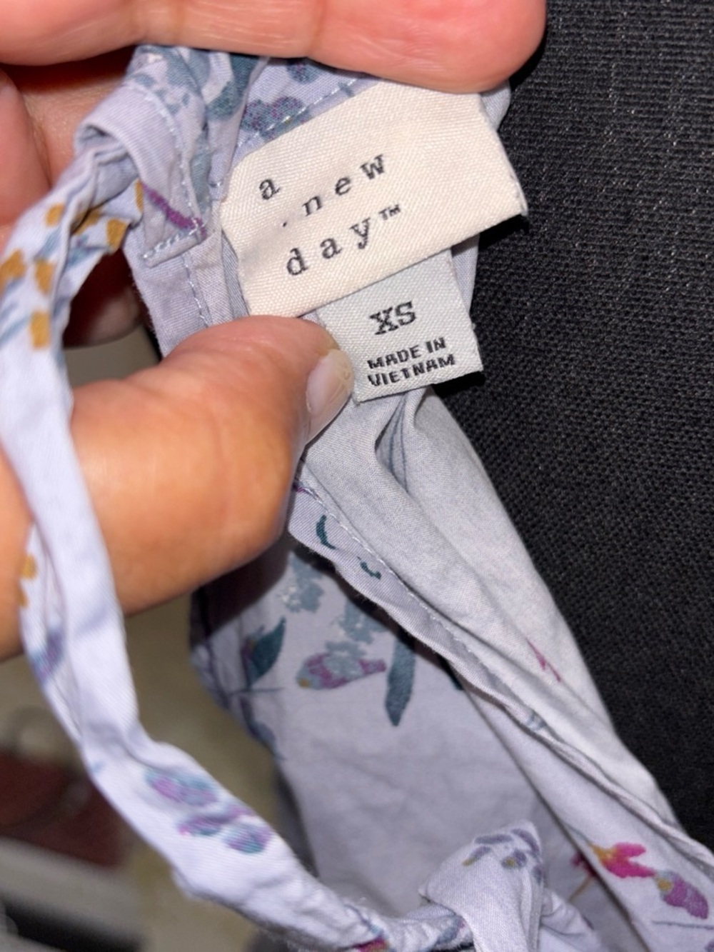 a new day Lavender Floral Tiered Midi Dress - Picture 5 of 5